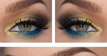 PRZEPIĘKNE CIENIOWANIE POWIEK INSPIROWANE PAWIM PIÓREM - REWELACJA! :D
