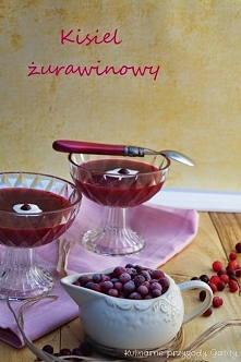 Kisiel żurawinowy domowy