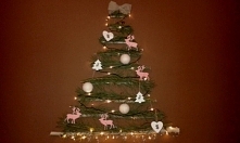 Choinka na ścianę.