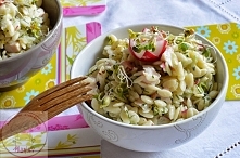 Wiosenna sałatka makaronowa Szybka,prosta i pyszna. Przepis po kliknięciu w zdjęcie