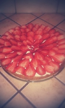 tarta z truskawkami :)