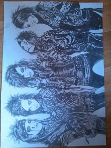 Black Veil Brides, rysowałam sama:)
co myślicie?:)