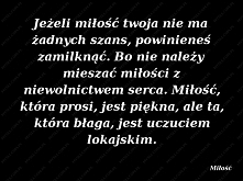 /PAMIĘTAJCIE, ŻEBY W MIŁOŚC...
