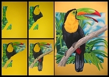 Etapy powstawania rysunku, efekt końcowy zadowalający :)