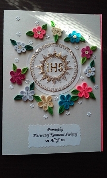 Pamiątka Pierwszej Komunii Świętej - Alicji -