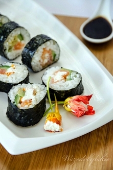 Sushi z serkiem kremowym