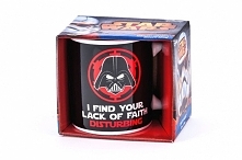 Kliknij w zdjęcie i przejdź do sklepu.

DARTH VADER LACK OF FAITH STAR WARS - KUBEK BOX 350ML

Kubek dla każdego fana ciemnej strony mocy :) 

średnica 8 cm	wysokość 9,5 cm
