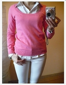 Różowy sweterek ZARA rozmia...