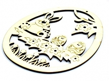 DIY - zawieszka Jajko Wielkanocne Decoupage