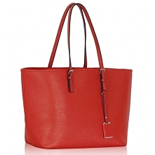 torebka czerwona shopper