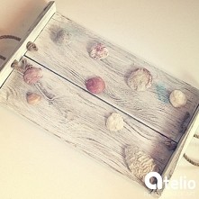 Taca wykonana ręcznie z palety przemysłowej. Do kupienia w atelio.pl. Projektant: Palletworld