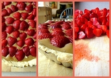 Kto się jak ja stęsknił za truskawkami? Ja chcę lato :) i Tartę z truskawkami ^^ przepis po kliknięciu w zdjęcie