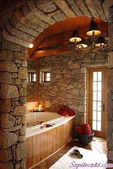 Może kąpiel w takiej łazien...