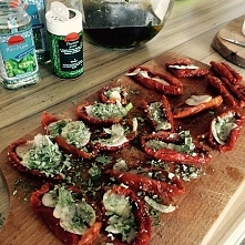 pomidory w oleju- przygotow...