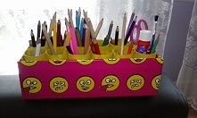 karton po butach i rurki z ...