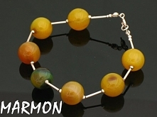 Bransoletka Rubecit Brazylijski w Srebrze