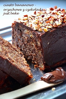 Ciasto bananowo - orzechowe...