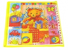 Serwetka Serwetki Decoupage Miś 1/4 33x33cm 2szt