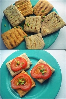 domowe chlebki z grila z po...