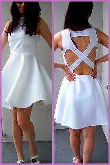 Sukienka z wykroju projektanta marki Cacharel