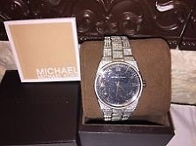 Michael Kors
Channing Moonstone and Silver-Tone Watch