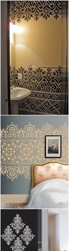 malowanie ścian - szablony