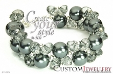 Koraliki akrylowe mogą być doskonałym dodatkiem do perły szklanej dostępne w customjewellery.pl zapraszamy