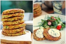 kotleciki z ciecierzycy i cukinii
 
Save Drukuj
na 7 kotlecików
Co potrzeba

    1 nieduża cukinia
    1 kubek ugotowanej ciecierzycy (ok. 0,4 kubka surowej)
    2 jajka
    1 z...