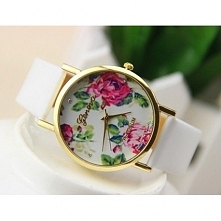 Zegarek z motywem kwiatowym - 18,99 zł - klik w zdjęcie