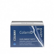 OPIS PRODUKTU
 ColamiD – to unikalny w skali światowej naturalny kompleks aminokwasowo-mineralno-witaminowy. Dostarcza ustrojowi wysoce biodostępnych minerałów, makro i mikro el...