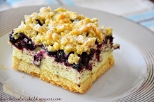 Ciasto z budyniem i jagodami : 25 dag margaryny 35 dag mąki 2 żółtka 2 łyżeczki śmietany 18% łyżeczka proszku do pieczenia 3 łyżeczki cukru pudru Budyń: 500 ml mleka 2 łyżeczki ...