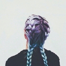 colorful braids.