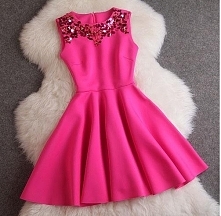 sukienka różowa z cekinami, więcej info kliknij w foto ;)