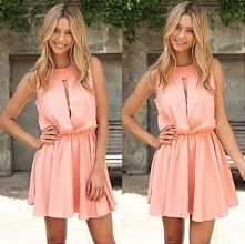 Fashion Solid Color Hollow Out Sleeveless Dress