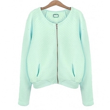 Pikowana bluza pastelowa zieleńzieleń - 44,99zł - klik w zdjęcie