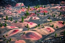 Painted Dunes, Park Narodowy Lassen Volcanic, USA