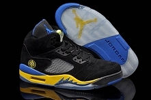 Nike Air Jordan 5 "Shanghai Shen" Black / Varsity Royal - Varsit
