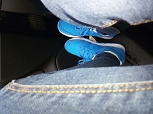 niebiesko, smerfnie, sportowo