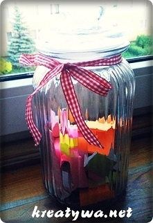 Słoik szczęścia <3 Bo wa...