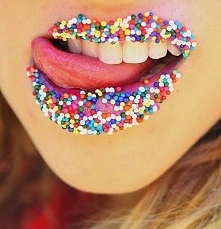 takie słodziutnie ustka :)