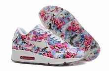 Nike Air Max 90 Floral Print Womens Jade Wild Rose www freerunsplus com