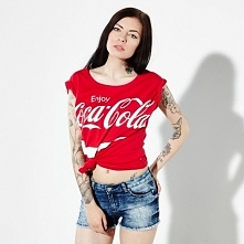 T-SHIRT Z NADRUKIEM COCA COLA
