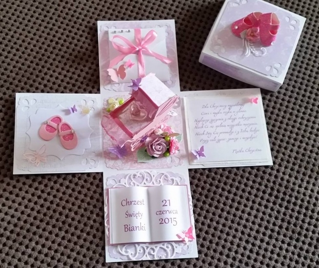 exploding box na chrzest