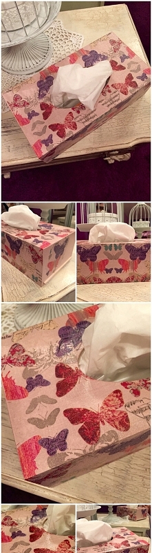 chustecznik decoupage