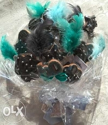 Bukiet z piernika. Prezent z okazji 60-tych urodzin, idealny także na 16-stkę, 18-stkę, 40-stke, rocznicę, urodziny, imieniny, itp..