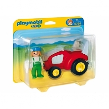 Witajcie, 

Jak myślicie, czy zabawki lubią poniedziałki?

Dziś Zestaw serii 1.2.3. Playmobil 6794 - Traktor z figurką gospodarza. Posiada odpowiednio duże elementy, które są be...