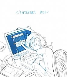 internet hug