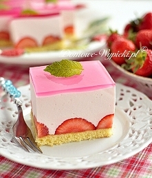 Ciasto piankowe z galaretką...