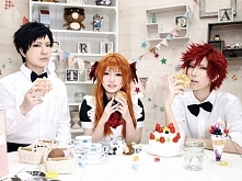Gekkan Shoujo Nozaki-kun: Nozaki Umetarou, Sakura Chiyo, Mikoshiba Mikoto Cosplays