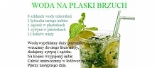 Napój na płaski brzuch –